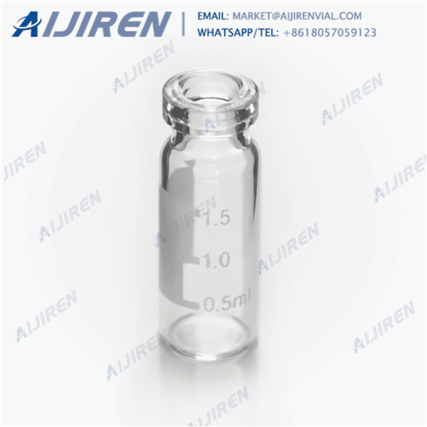 12*32 crimp cap vial steel gold